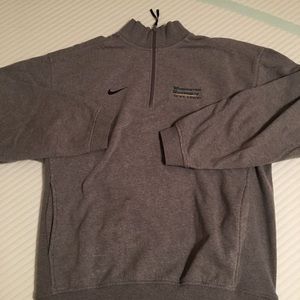 Grey Nike 1/4-Zip Sweater, WashU